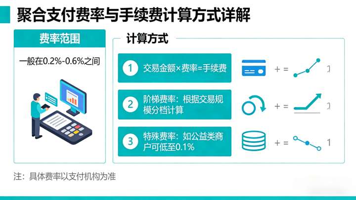 聚合支付费率一般是多少？聚合支付手续费怎么计算